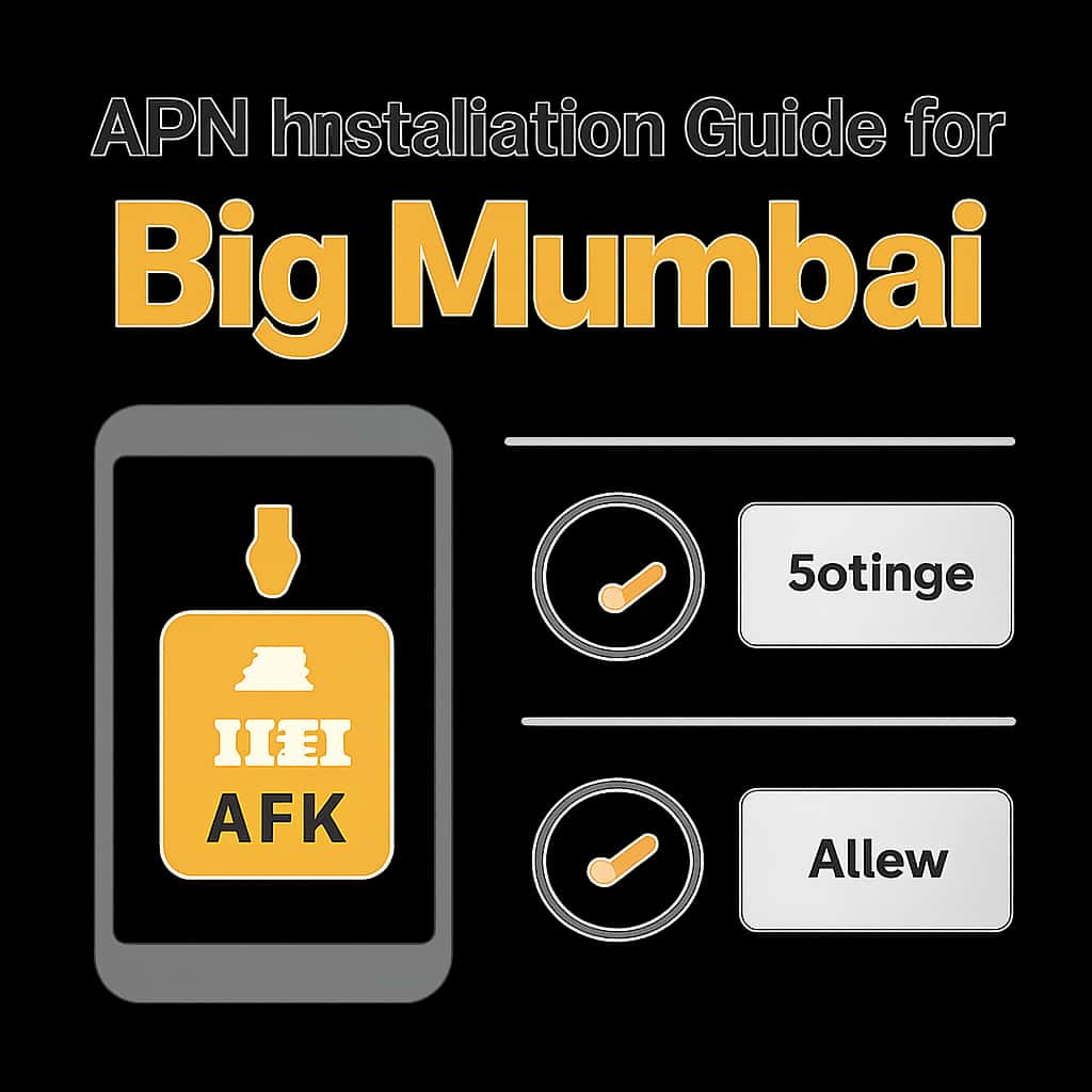 Diagram illustrating the APK Installation Guide for Big mumbai.