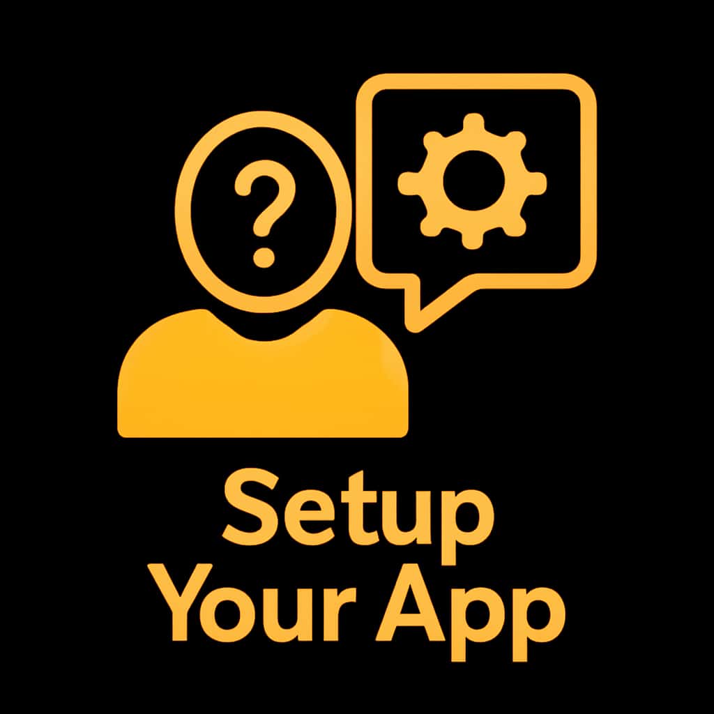 An icon representing the Big mumbai app setup guide.