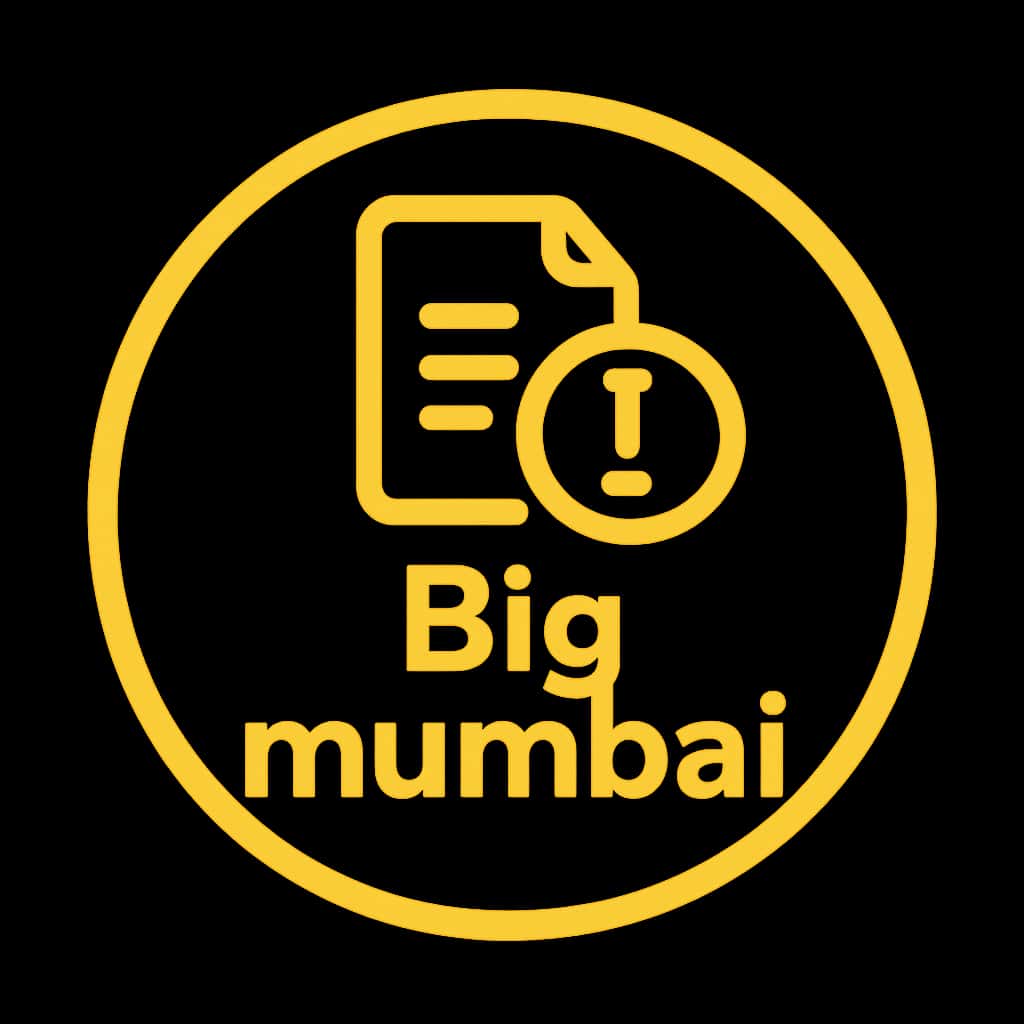 Icon representing common issues with the Big mumbai app.