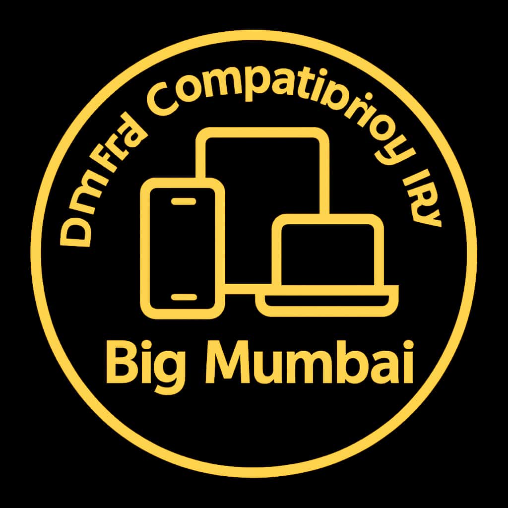 Badge representing Device Compatibility for Big mumbai