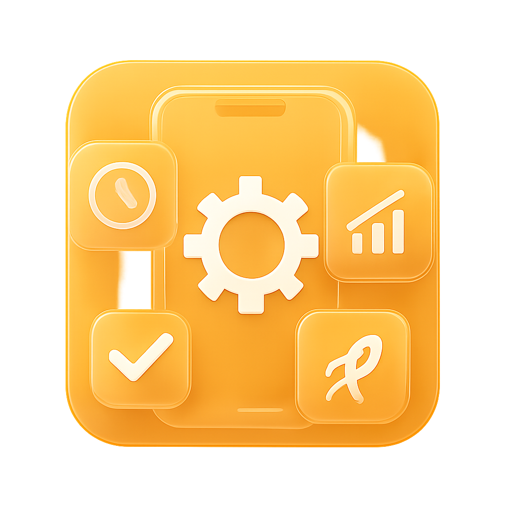 Icon design for the Install Steps guide of Big mumbai Application.