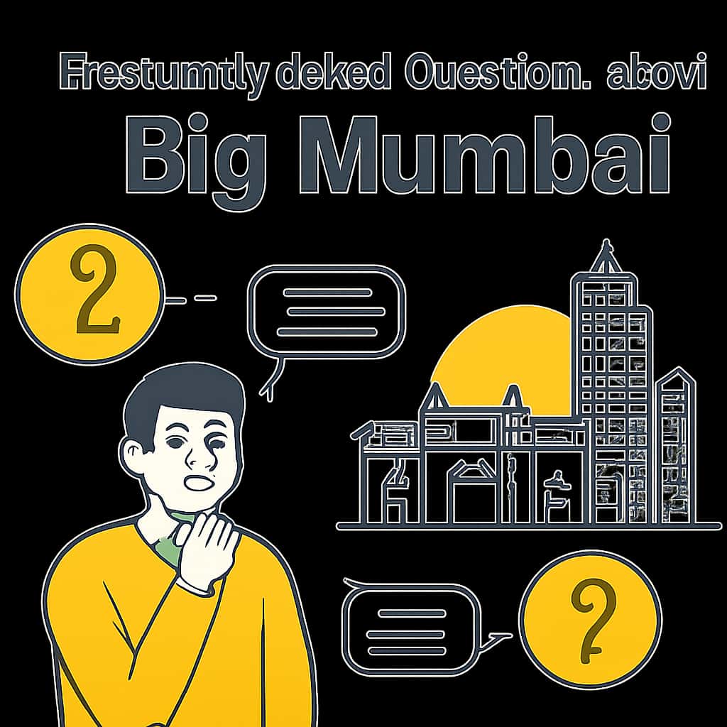 A diagram illustrating Frequently Asked Questions about Big mumbai.