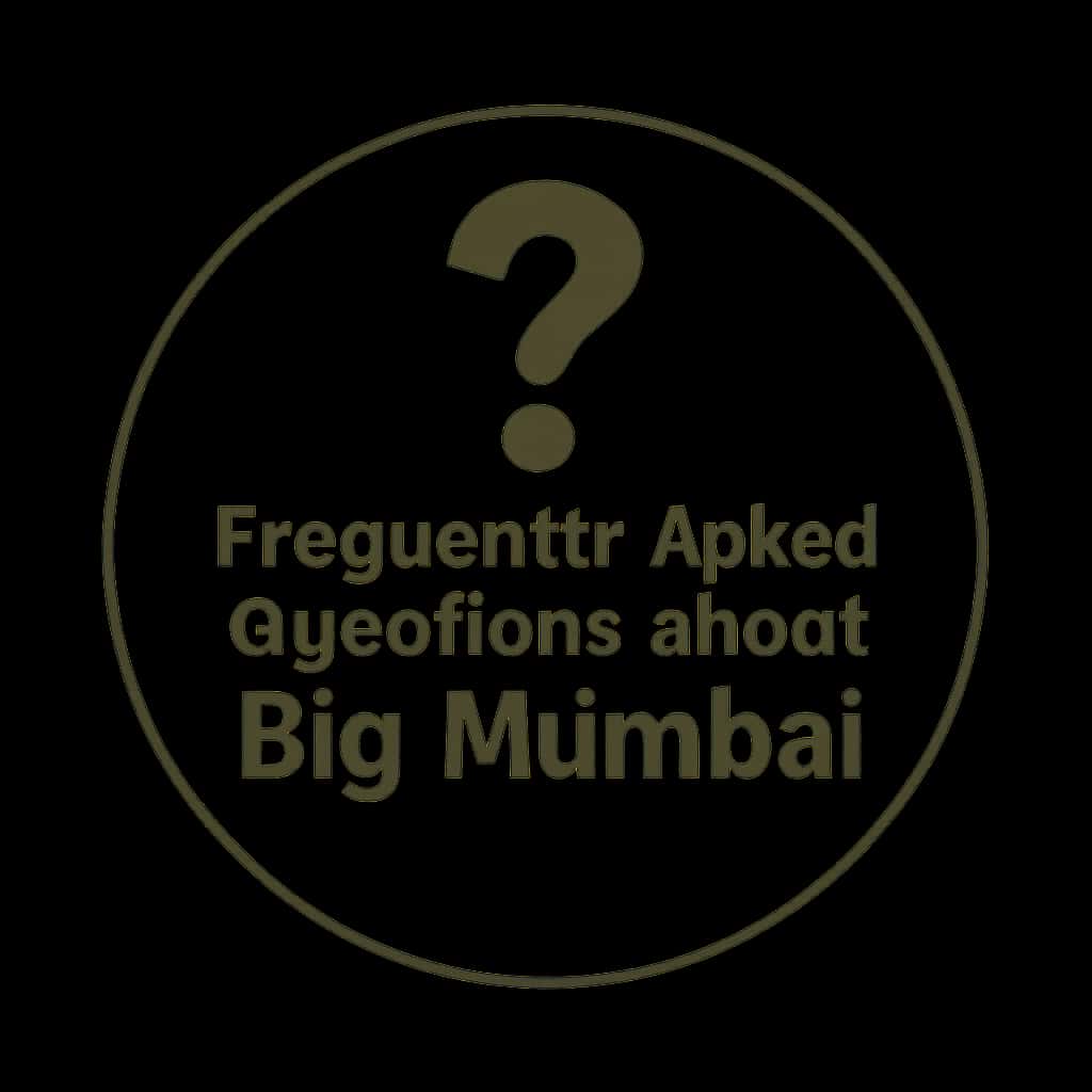 An icon representing Frequently Asked Questions about Big mumbai.