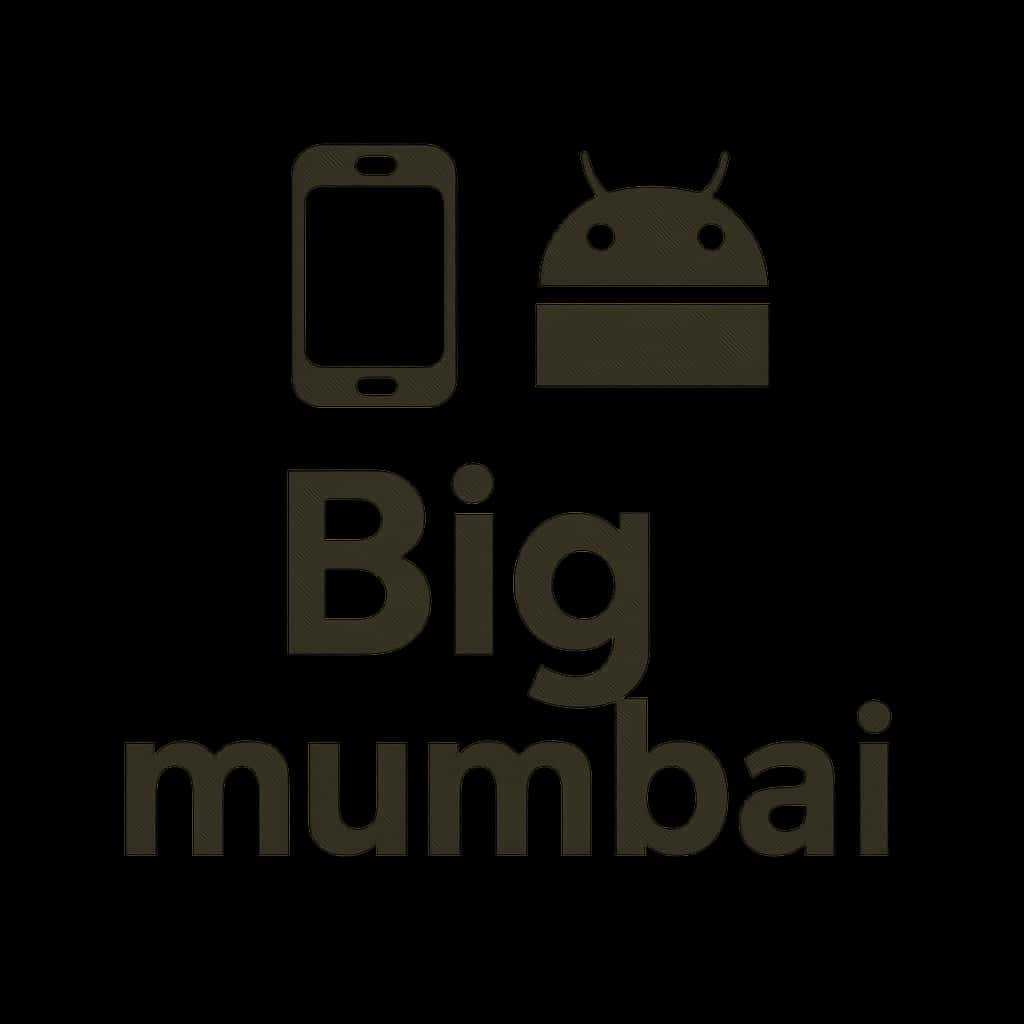 Icon representing Big mumbai: iOS vs Android, designed with a professional touch.