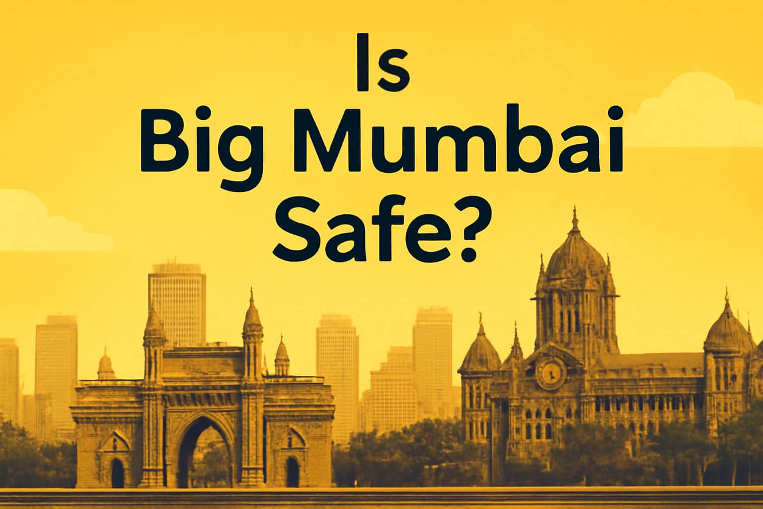 Informative graphic about the safety of Big mumbai.