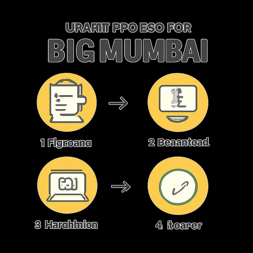 An educational diagram about the update process for Big mumbai.